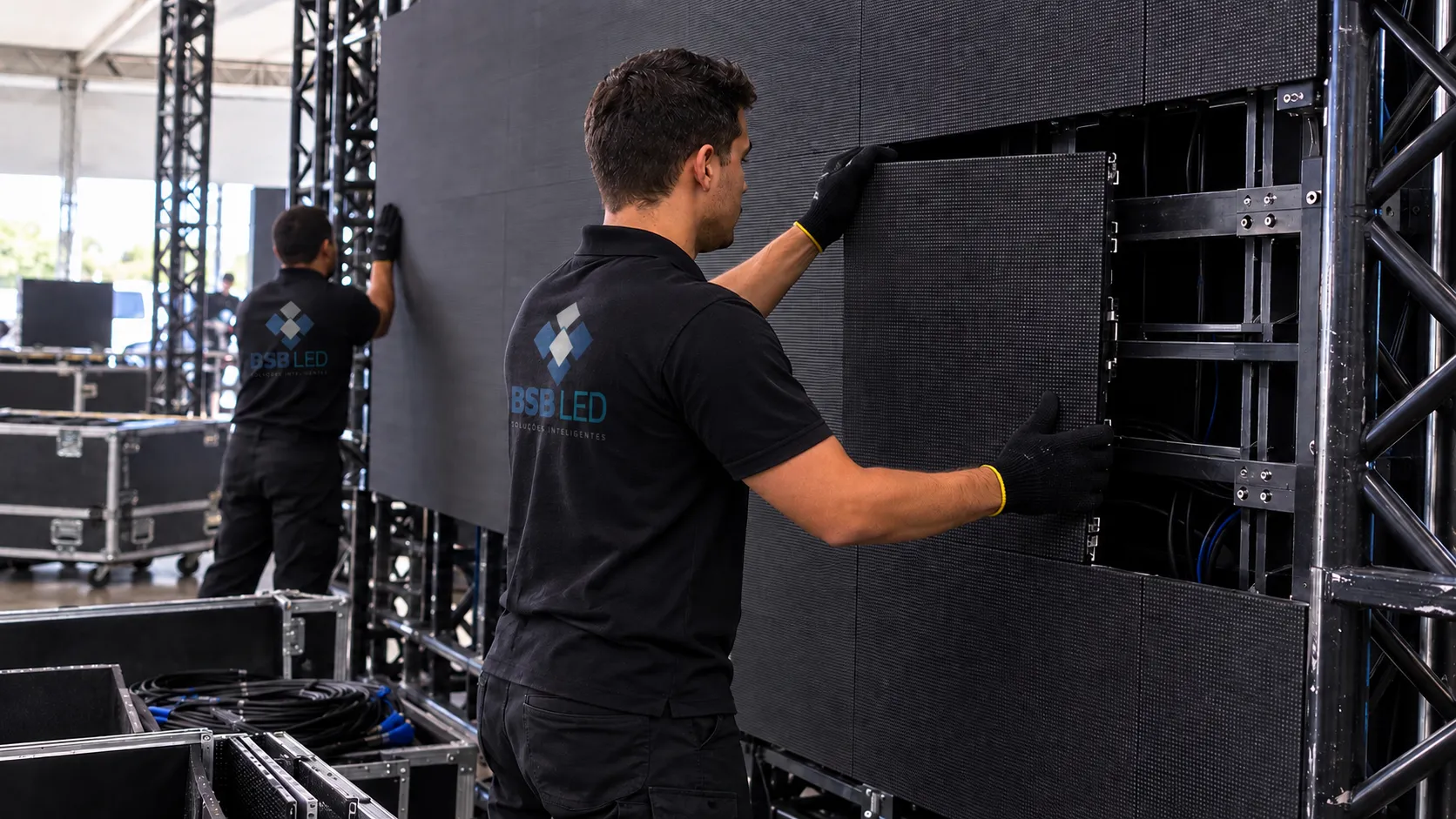 Instalação de LED
